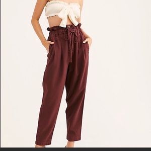 NWT Free people high waisted trousers